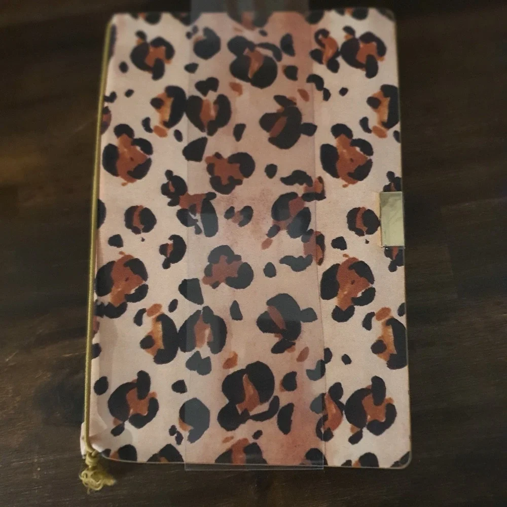 Capitol Chic Designs Craft Smith Planner Bundle Leopard Cover Sticker Washi Tape